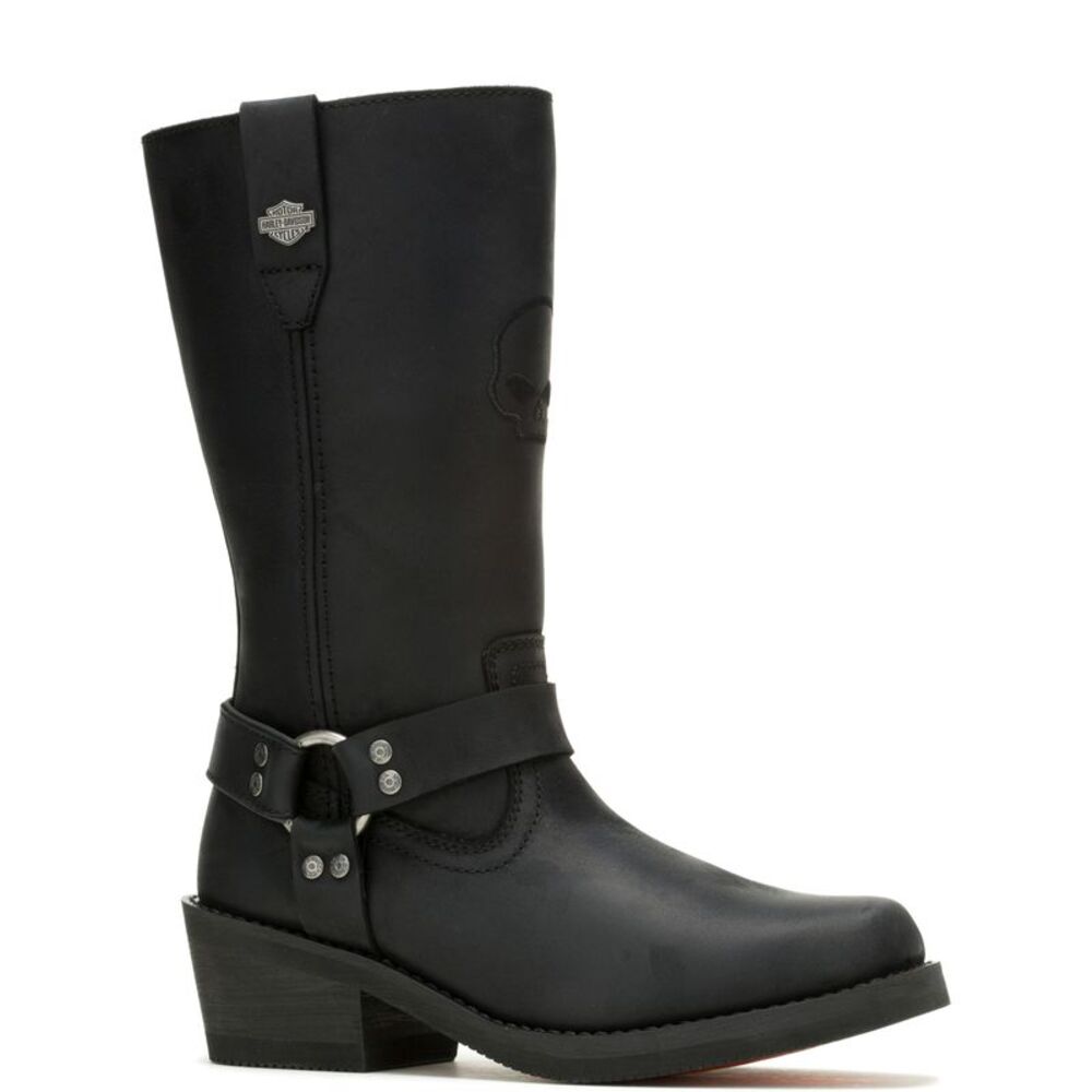 Harley-Davidson Womens Korsen Tall Ride 10" Waterproof Black Boots (NWT) - Picture 2 of 7